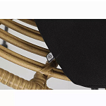 Стул круглый с ротанговым плетением Round Wicker Stool варинант исполнения - 6 | Loft Concept в Казани