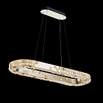 Люстра овальная с мозаичным хрустальным оформлением Sparks of Crystal варинант исполнения - 1 | Loft Concept в Казани