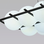 Люстра подвесная с 9-ю плафонами в форме шара Yarvi варинант исполнения - 3 | Loft Concept в Казани