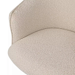 Кресло офисное полукруглое с буклированной обивкой Adjustable Chair варинант исполнения - 3 | Loft Concept в Казани