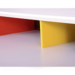 Письменный стол с 2-мя чёрными выдвижными ящиками и нишей с цветными разделителями Ballan варинант исполнения - 4 | Loft Concept в Казани