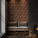 Гипсовая 3D панель с принтографией PM-30 варинант исполнения - 4 | Loft Concept в Казани