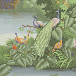 Обои ручная роспись Le Brésil Eden варинант исполнения - 1 | Loft Concept в Казани