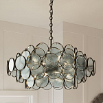 Люстра с каскадом из круглых стеклянных дисков Small Round Sequins варинант исполнения - 5 | Loft Concept в Казани