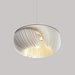 Подвесной светильник с белыми изящными декоративными лепестками Volumetric Petal Lamp варинант исполнения - 2 | Loft Concept в Казани