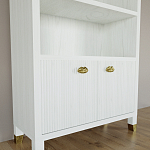 Книжный Стеллаж Elsa Dreams White с задней стенкой варинант исполнения - 1 | Loft Concept в Казани