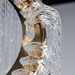 Люстра с подвесными рифлеными стеклянными трубками Nembus варинант исполнения - 20 | Loft Concept в Казани