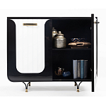 Черно-белый распашной комод Accordo варинант исполнения - 3 | Loft Concept в Казани