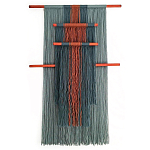 Декор на стену Макраме из нитей Japan Wall Panel Orange варинант исполнения - 2 | Loft Concept в Казани