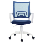 Офисное кресло с основанием из белого пластика Desk chairs Blue варинант исполнения - 4 | Loft Concept в Казани