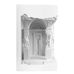 Встраиваемый в стену гипсовый светильник под покраску с колоннами и арками в античном стиле Antiquity Athena варинант исполнения - 8 | Loft Concept в Казани