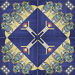 Плитка дизайнерская с узором Мангалоры варинант исполнения - 2 | Loft Concept в Казани