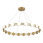 Люстра кольцевая с круглыми светодиодными источниками света Maxine Light варинант исполнения - 9 | Loft Concept в Казани