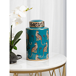 Ваза фарфоровая с крышкой Leopard Ccollection варинант исполнения - 3 | Loft Concept в Казани