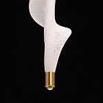 Люстра с белым скрученным плафоном Golden Swirl варинант исполнения - 8 | Loft Concept в Казани