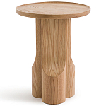 Приставной столик из массива дерева Walnut Triple варинант исполнения - 4 | Loft Concept в Казани