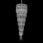 Люстра многоярусная каскадная с хрустальными подвесками Roul Crystal Light варинант исполнения - 3 | Loft Concept в Казани