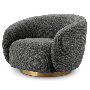 Кресло Eichholtz Swivel Chair Brice Rocat Black