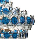 Люстра с каскадом из круглых декоративных элементов Harmony of Light варинант исполнения - 1 | Loft Concept в Казани