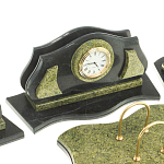 Настольный письменный набор из змеевика из 7-ми элементов Successful Leader варинант исполнения - 6 | Loft Concept в Казани