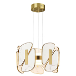 Люстра с мраморными вставками Marble Plates варинант исполнения - 2 | Loft Concept в Казани