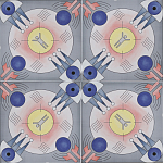 Плитка дизайнерская с узором Элемент варинант исполнения - 3 | Loft Concept в Казани