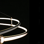 Люстра подвесная светодиодная Dаiana круглая варинант исполнения - 4 | Loft Concept в Казани