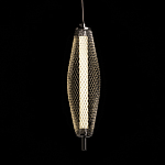 Люстра круглая каскадня с 5-ю плафонами из металлической сетки Mesh Lampshade Lighting варинант исполнения - 5 | Loft Concept в Казани