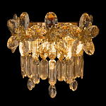 Бра с декоративными элементами в виде крупных хрустальных цветов Palace Gardens варинант исполнения - 2 | Loft Concept в Казани