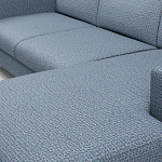 Мебельная ткань Шенилл голубой цвет 142 см T4-49 варинант исполнения - 8 | Loft Concept в Казани