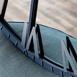 Часы настенные зеркальные с серебряным металлическим циферблатом Mirror Tower Clock варинант исполнения - 4 | Loft Concept в Казани