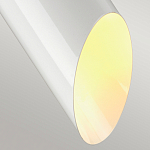 Подвесной светильник белого цвета с вытянутым цилиндрическим плафоном с косым срезом Elstead Lighting варинант исполнения - 5 | Loft Concept в Казани