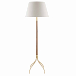 Торшер на изогнутых ножках с конусовидным тканевым абажуром Rotation варинант исполнения - 2 | Loft Concept в Казани