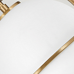 Потолочный светильник с плафоном в форме белого матового шара Hinkley варинант исполнения - 18 | Loft Concept в Казани