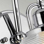 Бра с прозрачным рифленым плафоном в форме колокола Quoizel варинант исполнения - 3 | Loft Concept в Казани