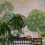 Обои ручная роспись Dandaka Glades Original colourway on painted Xuan paper варинант исполнения - 3 | Loft Concept в Казани