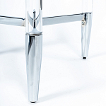 Приставной столик со стеклянной столешницей Deimos варинант исполнения - 5 | Loft Concept в Казани
