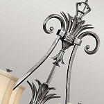 Люстра с 7-ю кремовыми текстильными абажурами Hinkley варинант исполнения - 4 | Loft Concept в Казани