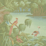 Обои ручная роспись Le Brésil Pastel варинант исполнения - 3 | Loft Concept в Казани