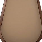 Комод округлой формы с тремя ящиками Walnut and Leather варинант исполнения - 5 | Loft Concept в Казани