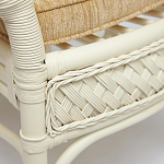 Комплект обеденный из ротанга Eloise grand white варинант исполнения - 11 | Loft Concept в Казани