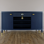 Комод-буфет Elsa Dreams Blue с открытыми полками   варинант исполнения - 5 | Loft Concept в Казани