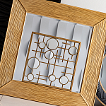 Зеркало квадратное в фактурной раме Pattern варинант исполнения - 5 | Loft Concept в Казани