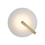 Потолочный светильник в форме плоского диска из белого матового стекла Eurofase варинант исполнения - 2 | Loft Concept в Казани