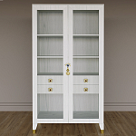 Дизайнерский шкаф витрина Elsa Dreams White с 4-мя ящиками варинант исполнения - 1 | Loft Concept в Казани