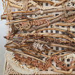 Большая Абстрактное Панно из веток и нитей Dryad Wall Art варинант исполнения - 5 | Loft Concept в Казани