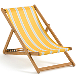 Шезлонг из акации и ткани Argentina варинант исполнения - 3 | Loft Concept в Казани