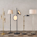 Торшер с абажурами из тонких металлических палочек Wild Thorns варинант исполнения - 3 | Loft Concept в Казани