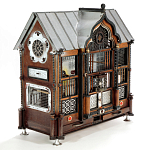 Декоративная антикварная клетка Wise Raven варинант исполнения - 2 | Loft Concept в Казани