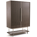 Платяной шкаф из серого дуба Sawada Gray Oak Wardrobe варинант исполнения - 1 | Loft Concept в Казани